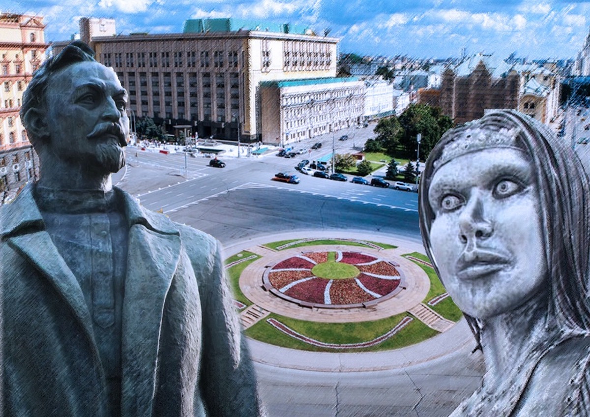 Член, фонтан, нововоронежская Алёнка: в Москве предложили альтернативу памятнику Дзержинскому на Лубянке