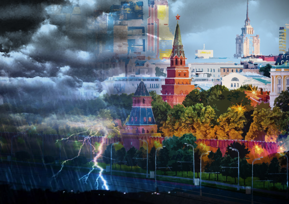 МЧС предупредило москвичей о грозе, ливне и сильном ветре до конца воскресенья