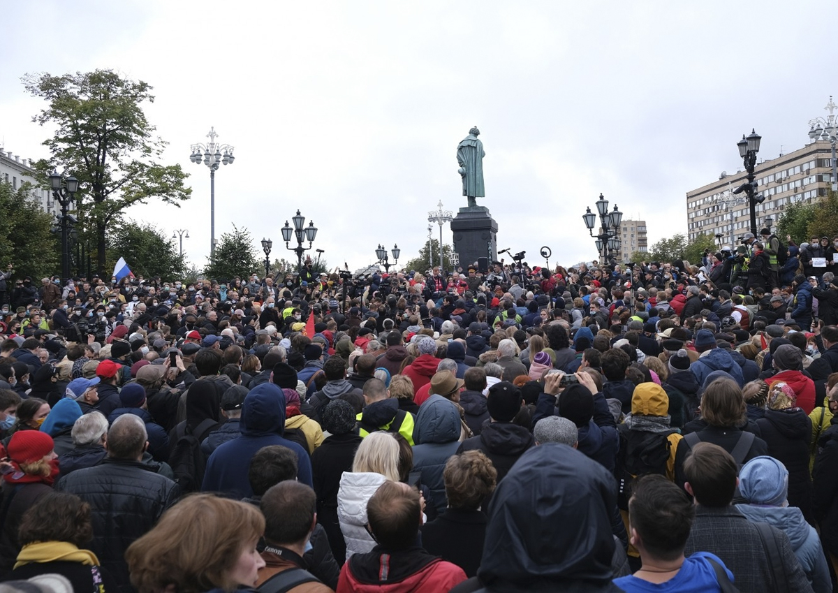 Несогласованные акции на Пушкинской площади стали самыми массовыми мероприятиями минувшей недели в Москве