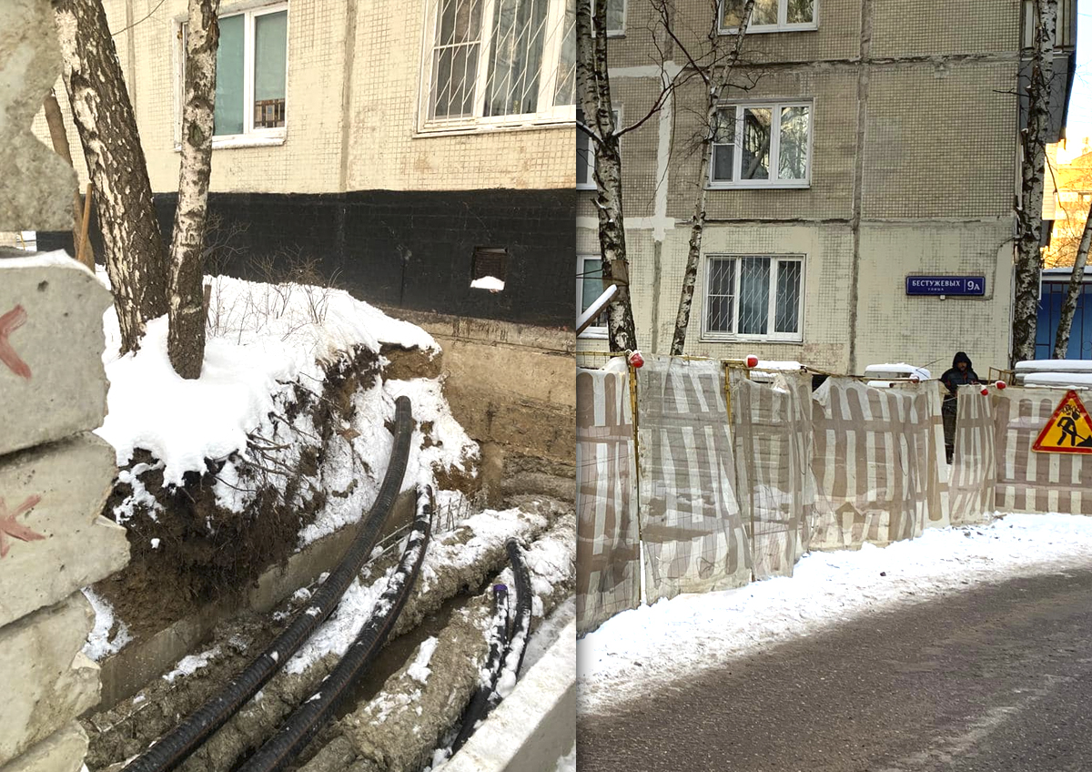 Жителям северо-востока Москвы приходится самим контролировать ремонт коммунальной инфраструктуры, чтобы не замёрзнуть