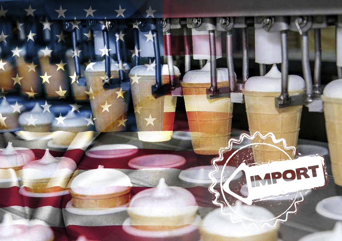 США в четыре раза увеличили импорт московского мороженого